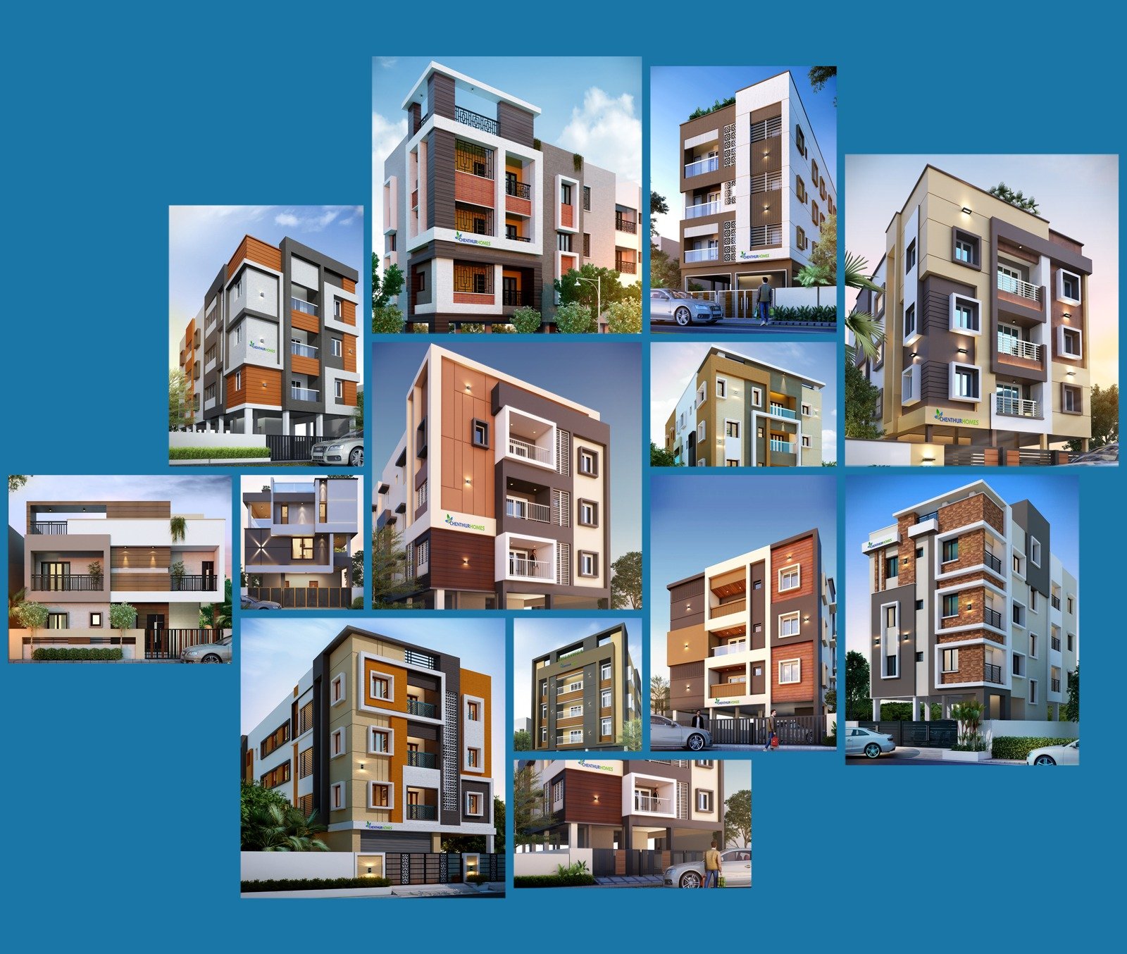 Thoughtfully planned Chenthur Homes apartment interior