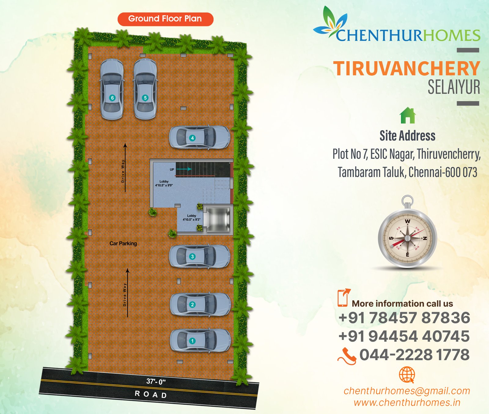 Tiruvanchery–Selaiyur — Ground floor plan