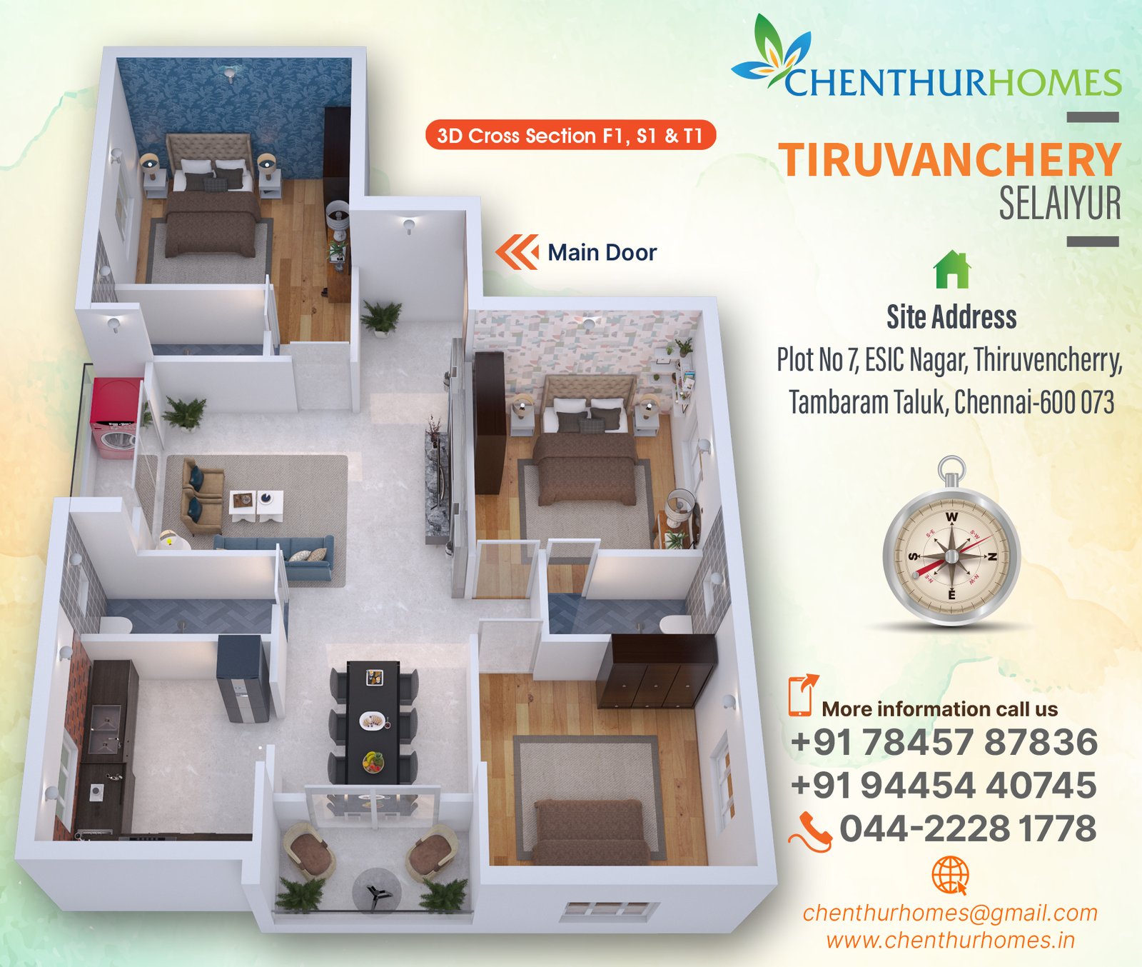 Tiruvanchery–Selaiyur — 3D cross section F1