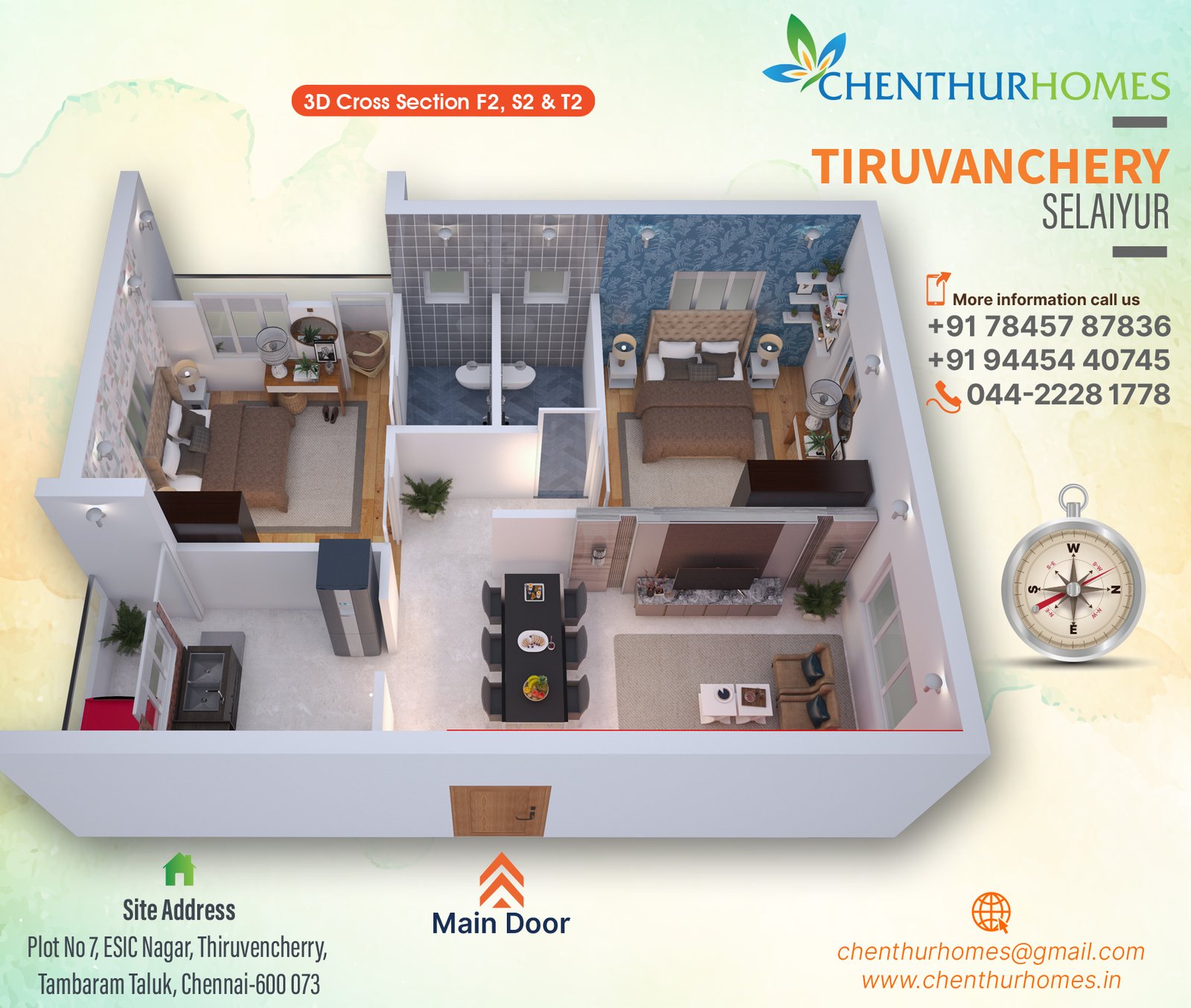 Tiruvanchery–Selaiyur — 3D cross section F2